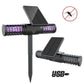 Solar Mosquito Killer Lamp Outdoor Ground Plug Mosquito Trap Lawn Lamp
